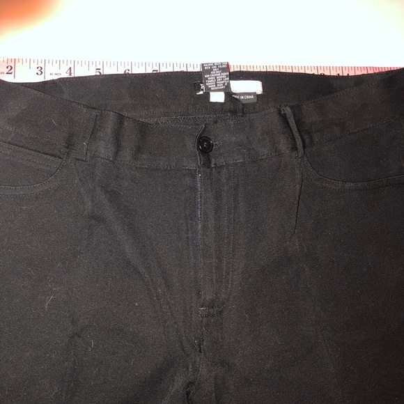 Focus size 8 black casual dress pants with stretch straight boot cut NWT - Picture 3 of 13